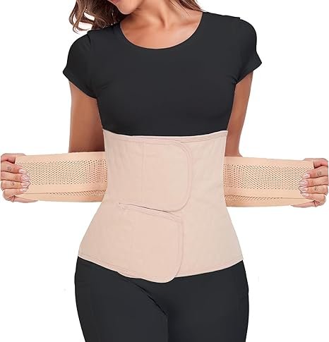 banda pos parto moldear figura color beige